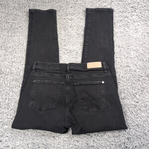 7 For All Mankind Jeans Women 28x26 Black Luxe Vintage Josefina Denim Modern